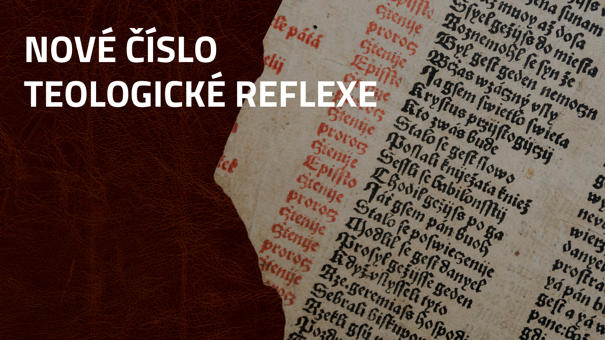 Teologická reflexe: roč. 30, č. 1, 2024