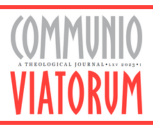  Communio viatorum 2023, 65(3)