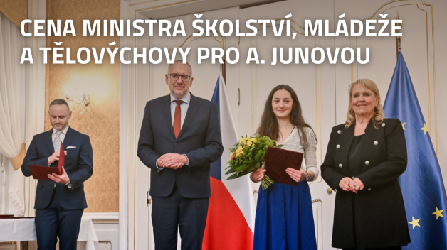 Cena ministra školství pro A. Junovou