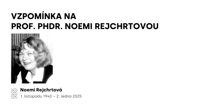 Zemřela prof. N. Rejchrtová