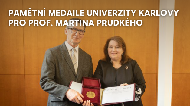Medaile UK pro prof. Prudkého