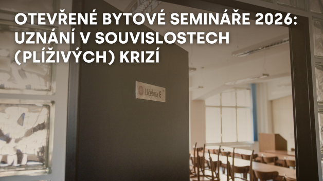 Otevřený bytový seminář – 12. 5. 2026