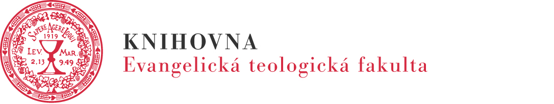 Homepage - Knihovna Evangelické teologické fakulty
